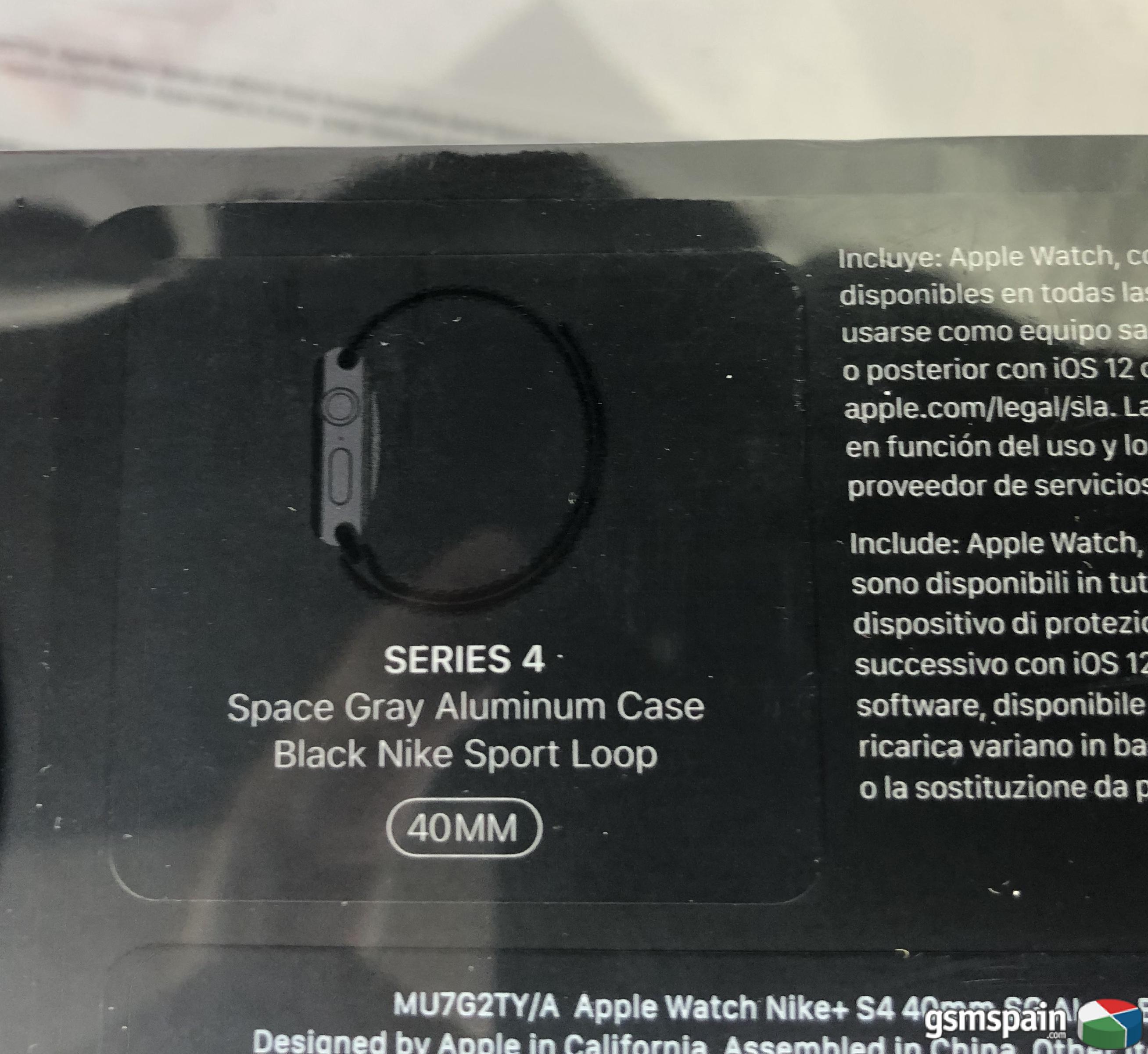 [VENDO] apple Watch serie 4 nike edition 40mm