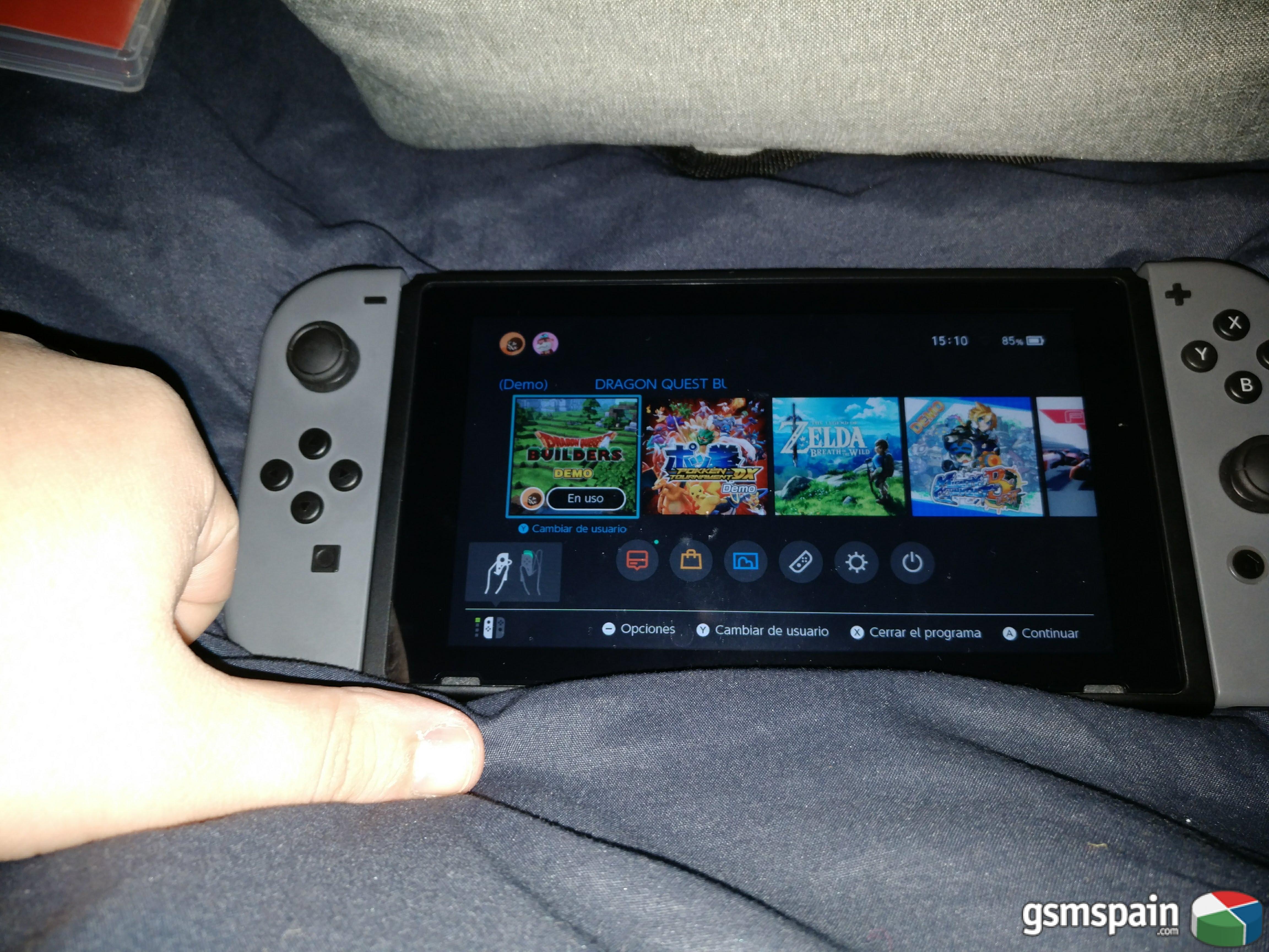 [VENDO] Nintendo Switch con Zelda y Mario