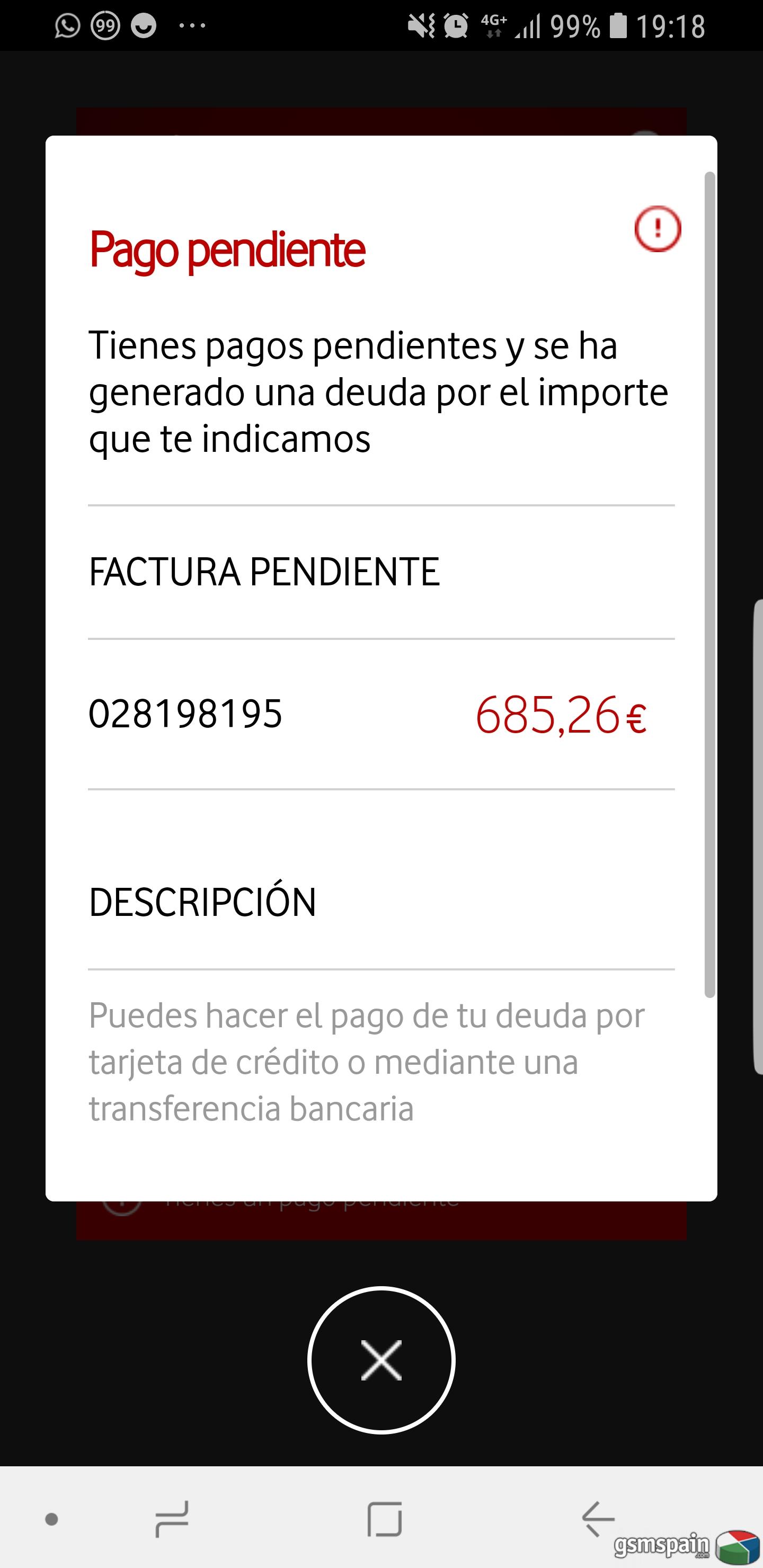 [AYUDA] Error en facturacin Vodafone mes tras mes.