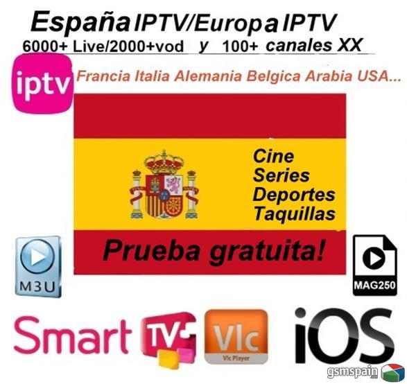 vendo] Iptv Acceso A Todos Los Canales Premium De EspaÑa Europa