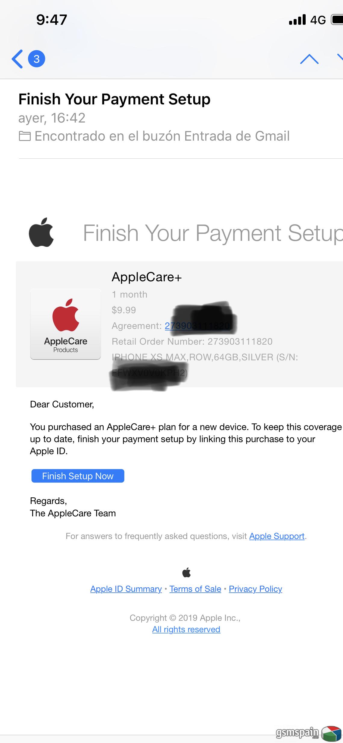 Comprar Applecare+ (No el normal) y usar en Espaa?