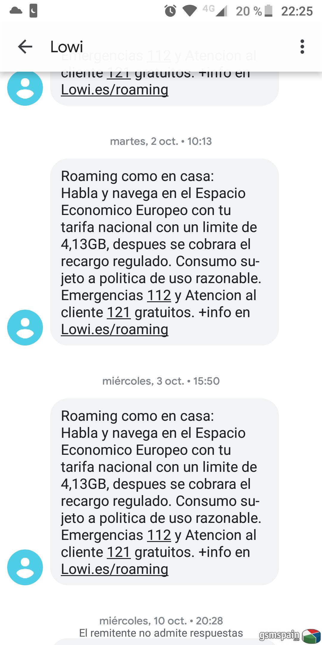 GB en roaming por Europa?