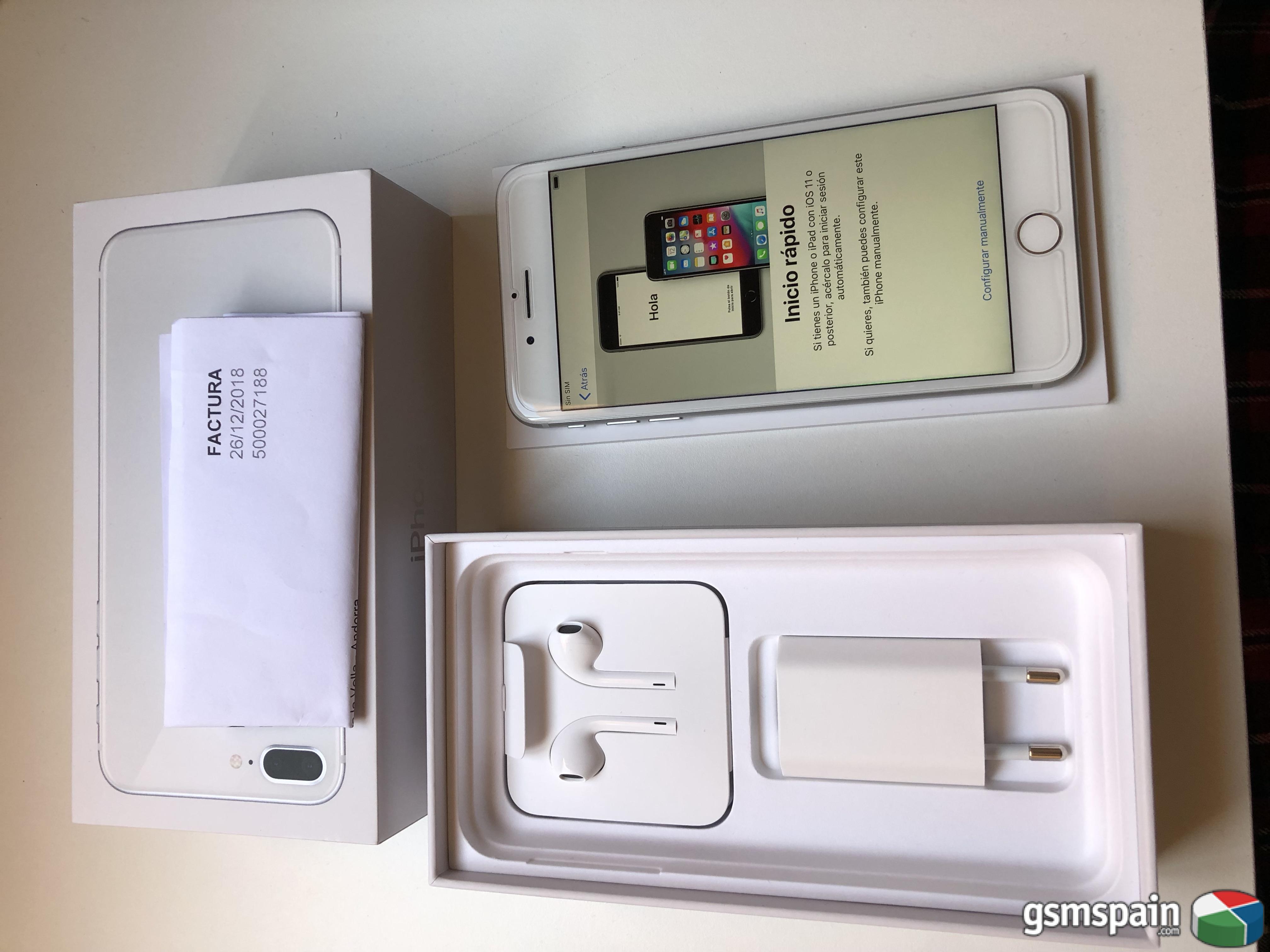 [VENDO] Iphone 8 plus 64gb silver como nuevo, activado a finales de diciembre