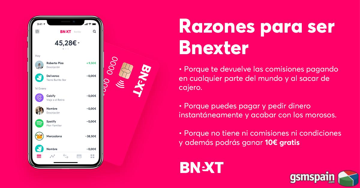 [CHOLLO] Sper Promo! 10 GRATIS con Bnext + 10 por cada amigo que invites