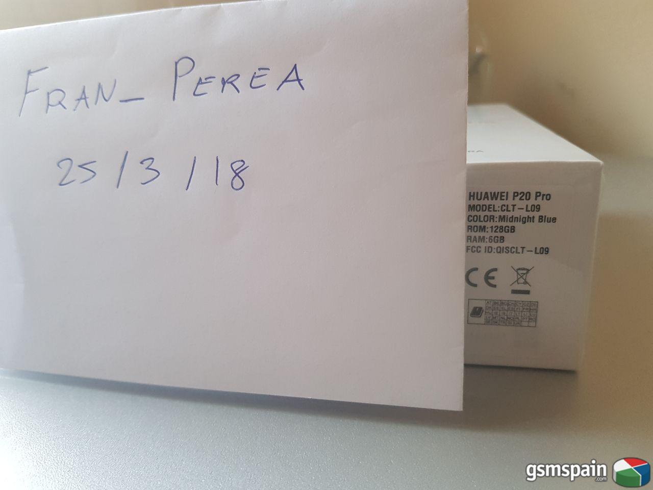 [VENDO] Huawei P20 Pro Midnight Blue de 128Gb PRECINTADO y con Factura de Febrero 2019