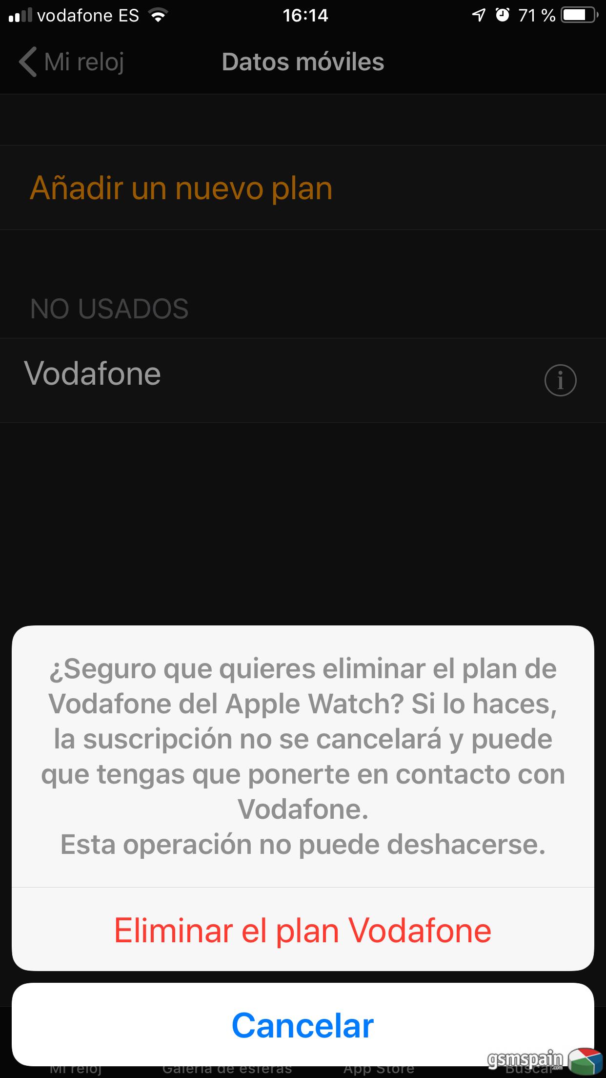 esim con Vodafone