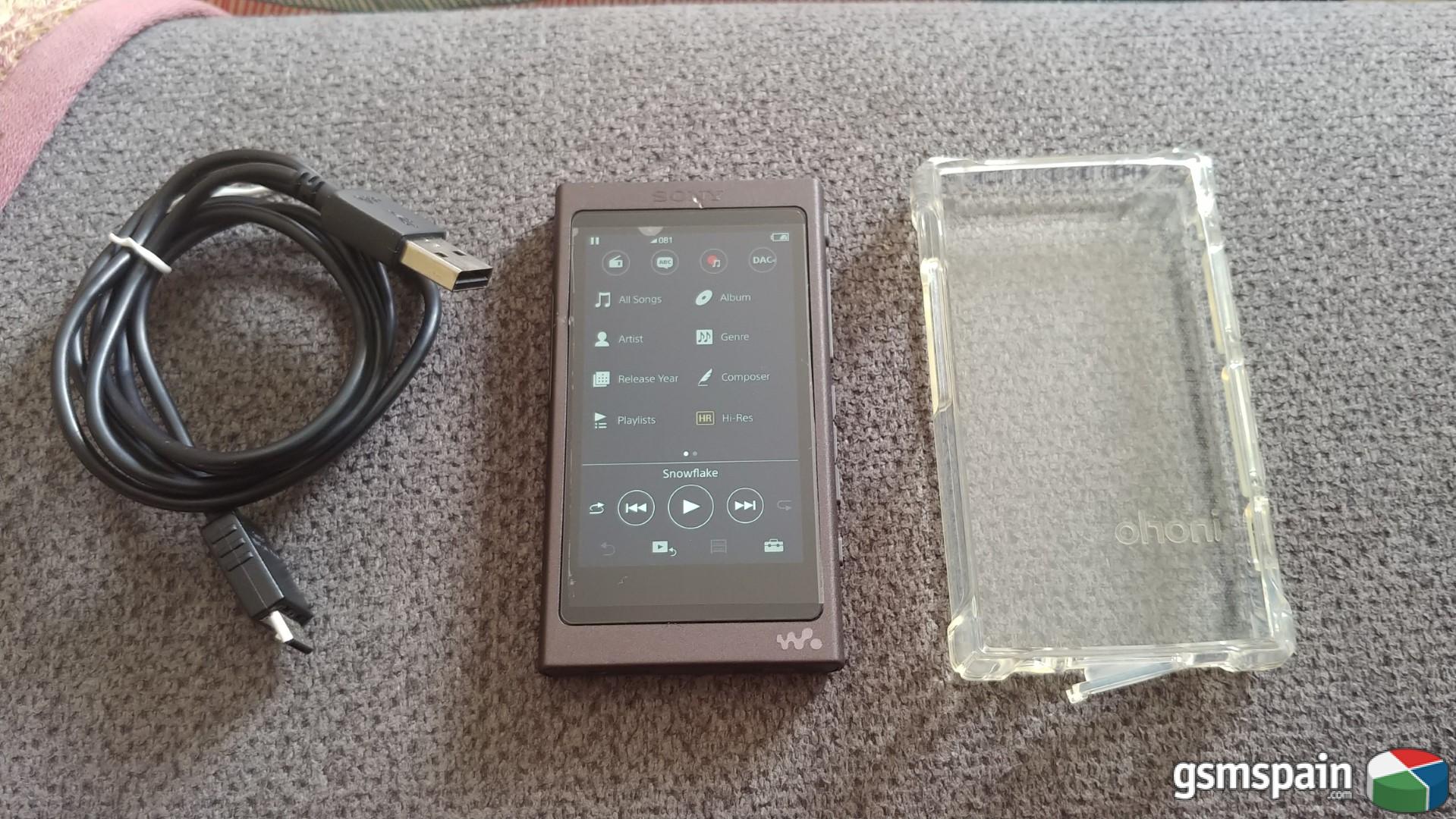 [VENDO] Reproductor Hi Res Sony Walkman NW-A45 Tactil Nfc, Bluetooth, DAC,  Radio FM + Funda
