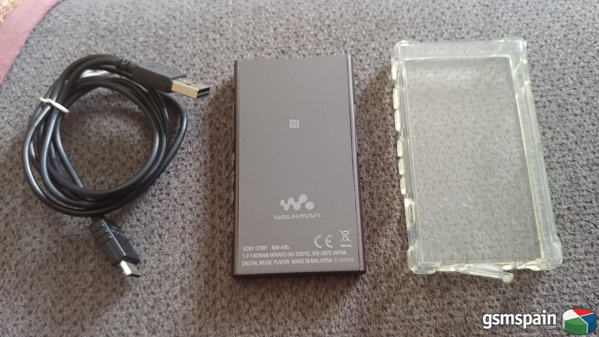 [VENDO] Reproductor Hi Res Sony Walkman NW-A45 Tactil Nfc, Bluetooth, DAC,  Radio FM + Funda