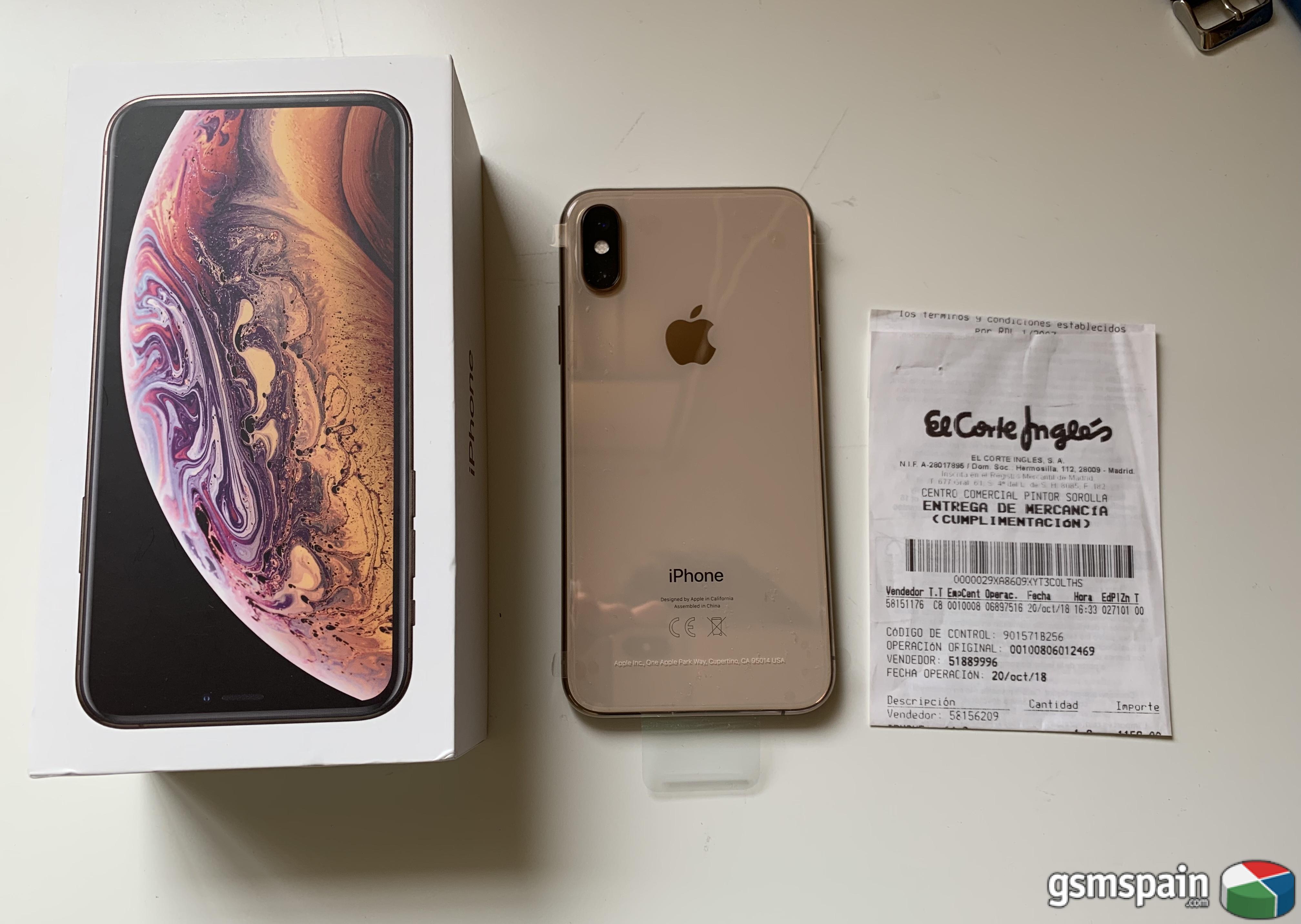 [VENDO] Iphone XS 64gb dorado a estrenar 799