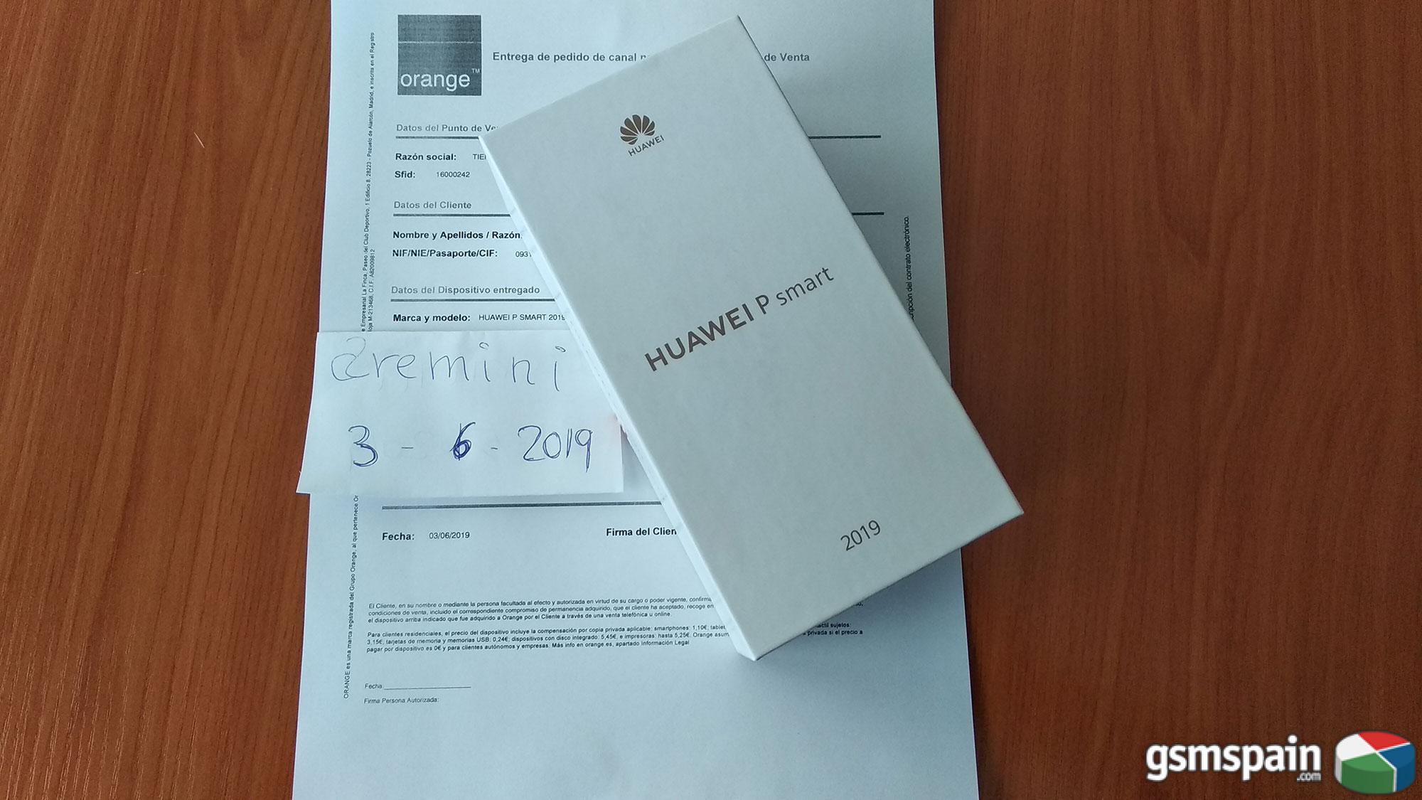 [vendo] Huawei P Smart Azul 2019 Nuevo A Estrenar Precintado