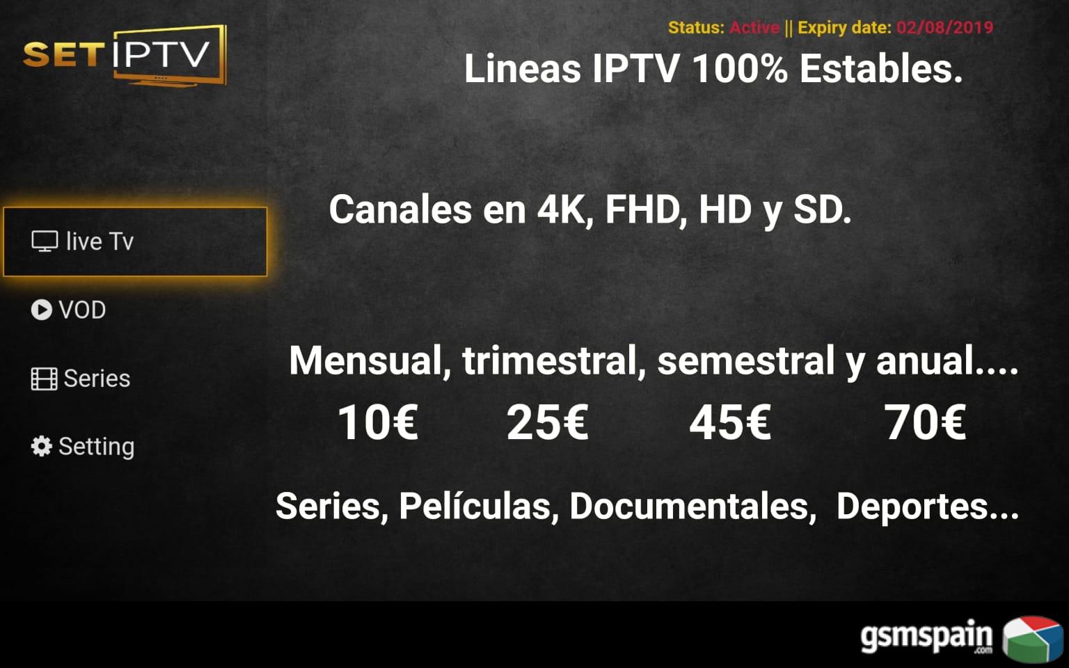 [VENDO] Listas IPTV 99% ESTABLES.