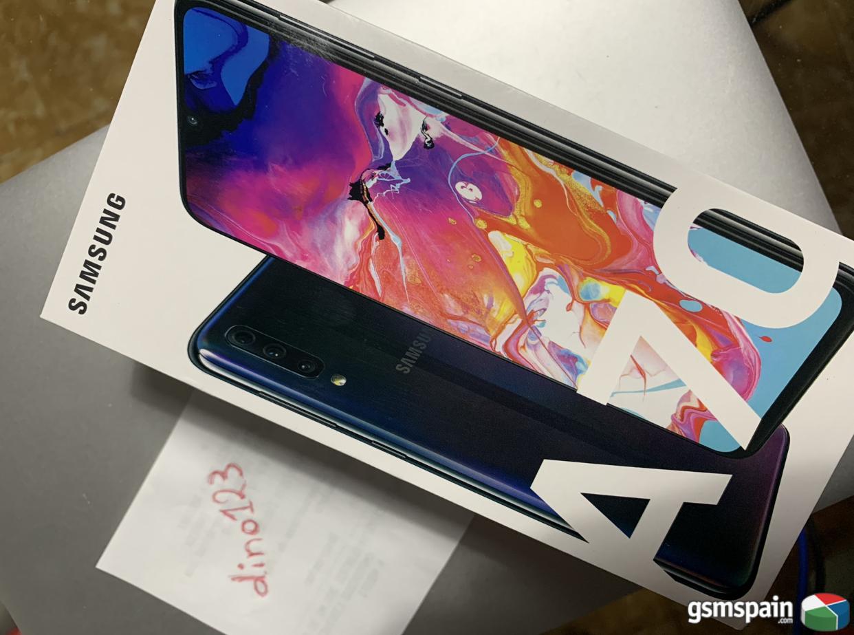 [VENDO] SAMSUNG GALAXY A70 BLACK PRECINTADO + FACTURA y GARANTA