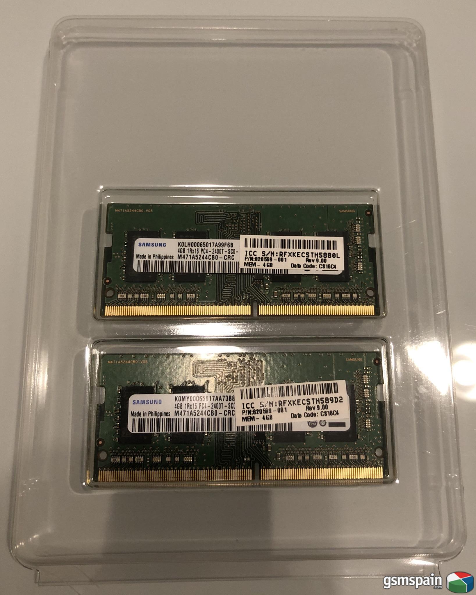 [VENDO] Kit 8Gb 2x4Gb RAM DDR4 2400 Samsung 260 pine
