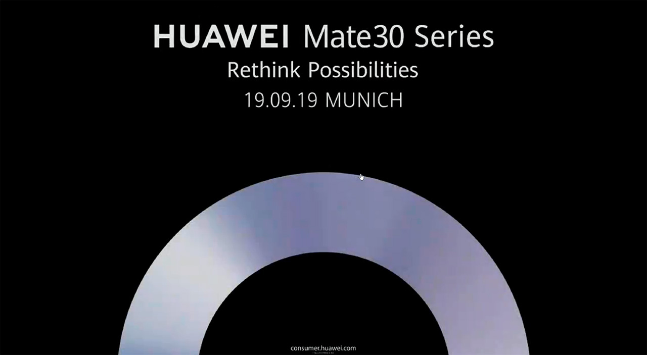 Huawei presentara la gama Mate 30 el 19 de septiembre en Mnich
