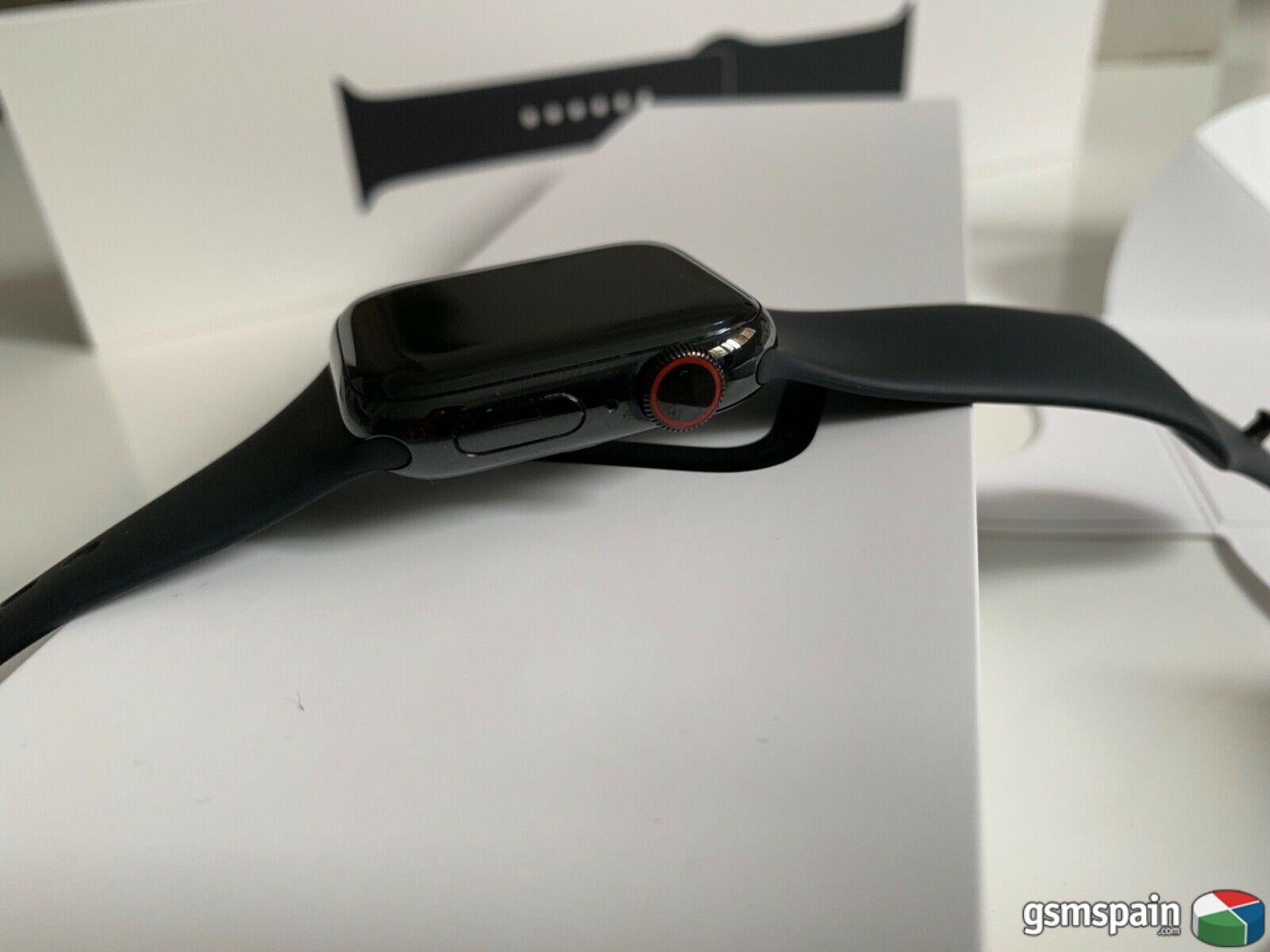 [VENDO] Apple Watch Series 4, Space Black, Stainless Steal Case, Black Sport Band con Celular