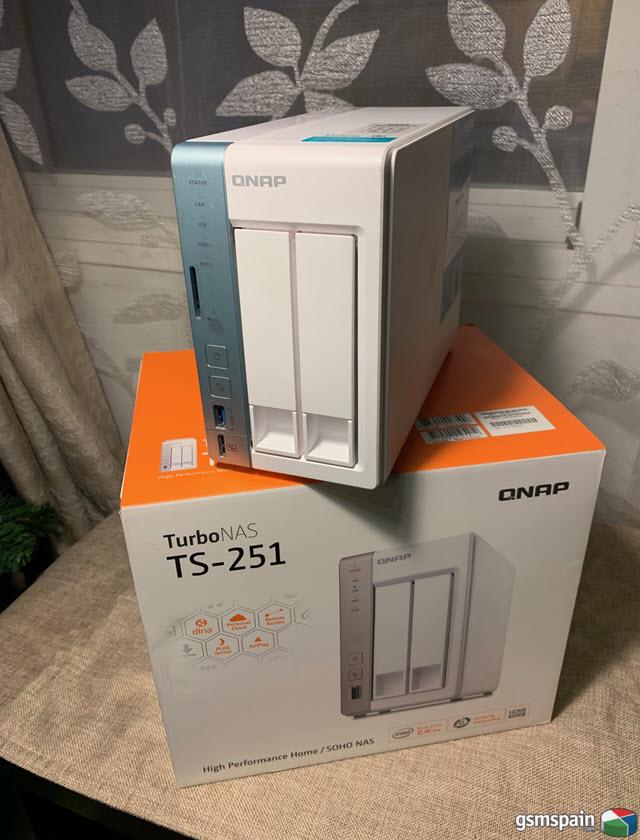 [VENDO] TurboNas QNAP TS-251 con 2 GB de RAM ms 2 HD de  4TB HD WD WD40EFRX