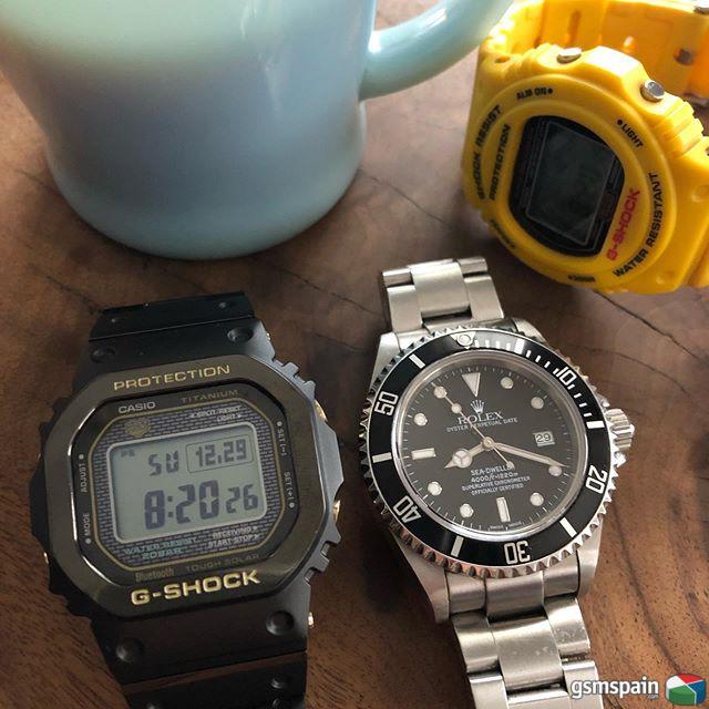 [VENDO] CASIO SQUARE GMW-B5000TB TITANIO - Factura