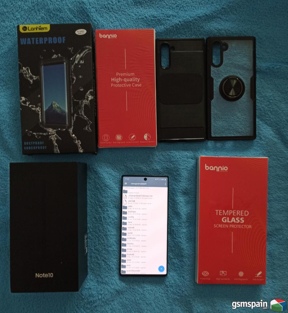 [VENDO] ### Samsung Galaxy Note 10 ### 256gb - Negro - Varias fundas y cristal templado