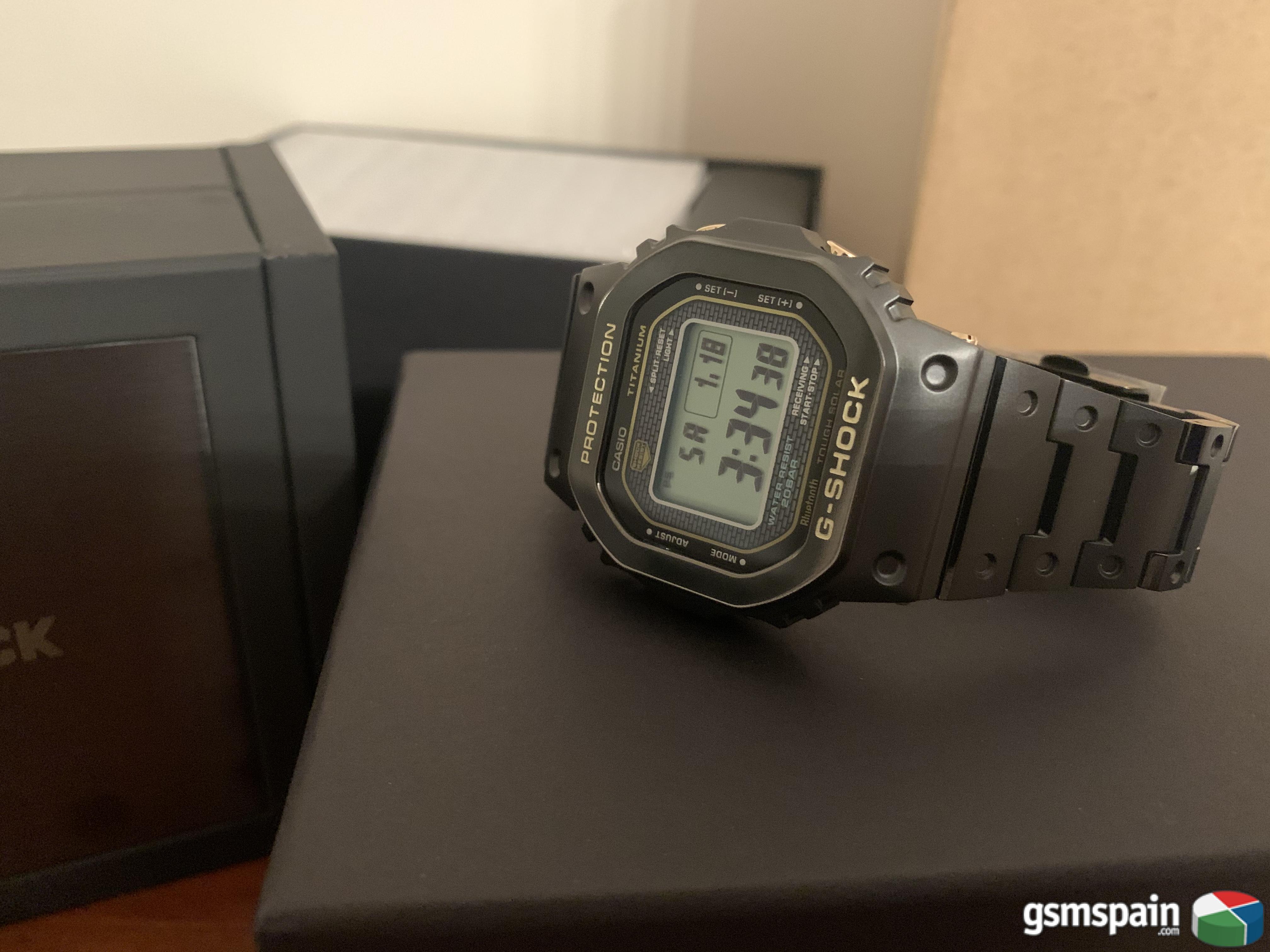 [VENDO] CASIO SQUARE GMW-B5000TB TITANIO - Factura