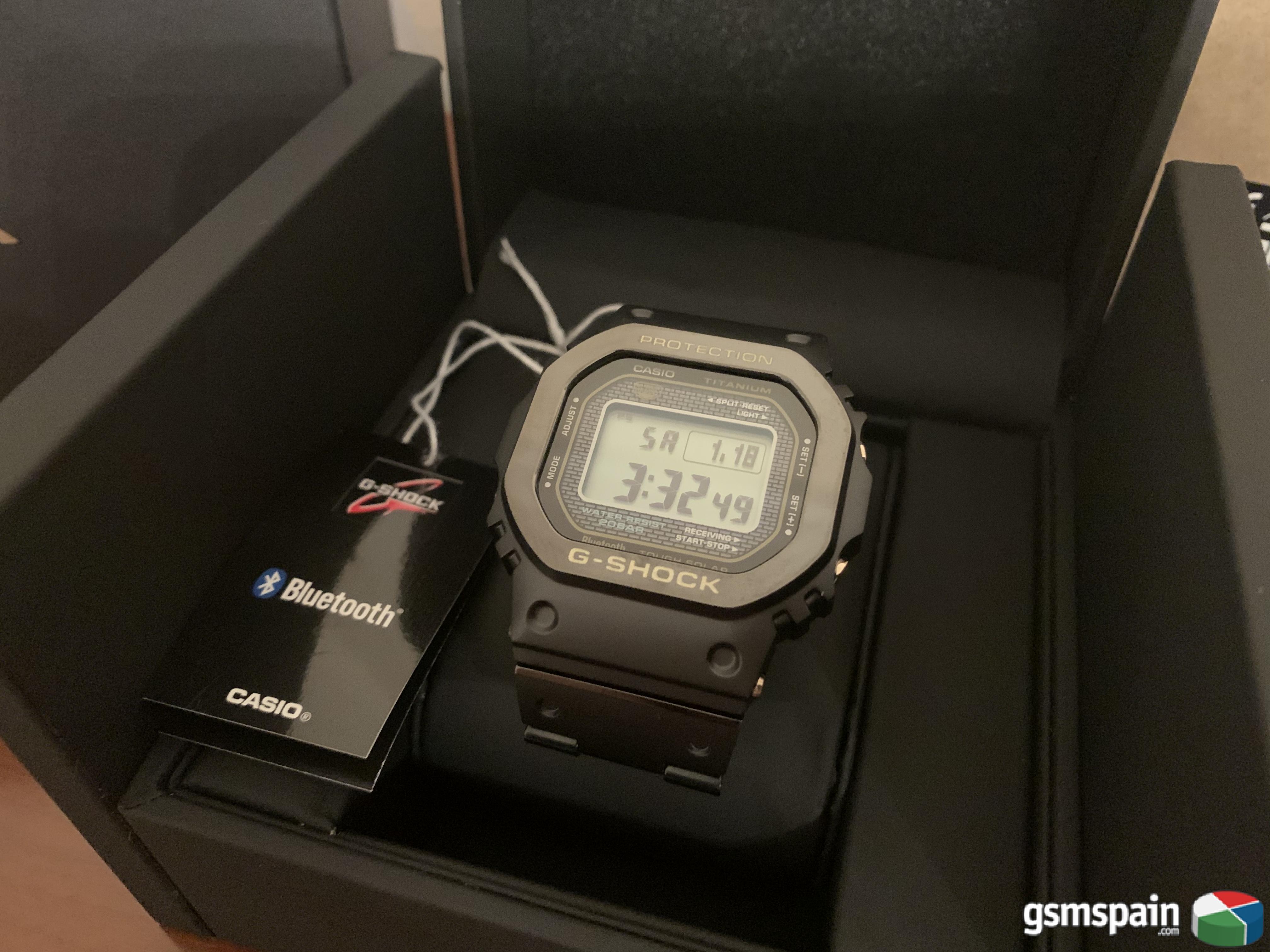 [VENDO] CASIO SQUARE GMW-B5000TB TITANIO - Factura