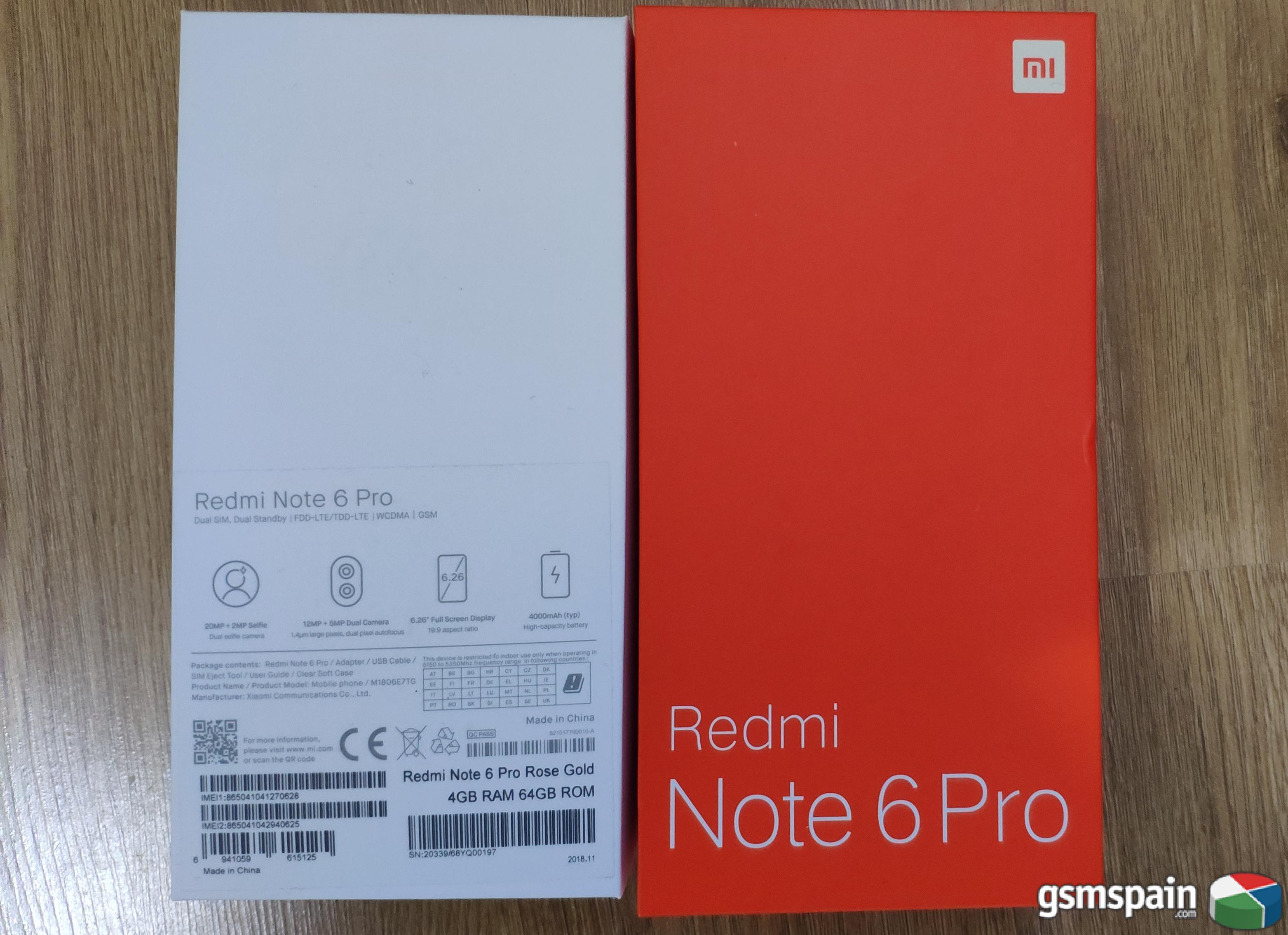 [VENDO] Xiaomi Redmi Note 6 Pro 4Gb/64Gb