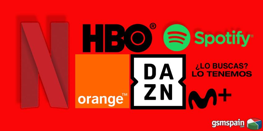 [VENDO] Cuentas Netflix, Hbo., Spotify, Pornhub, Orange TV, etc.
