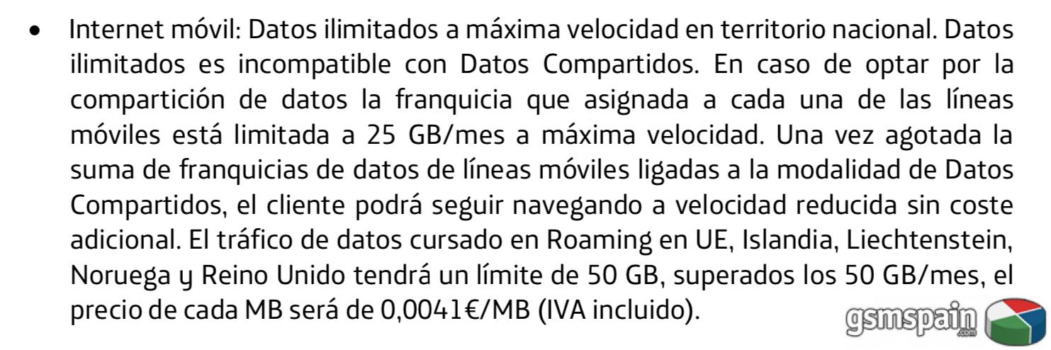 [CLUB] Datos Ilimitados por 39,95