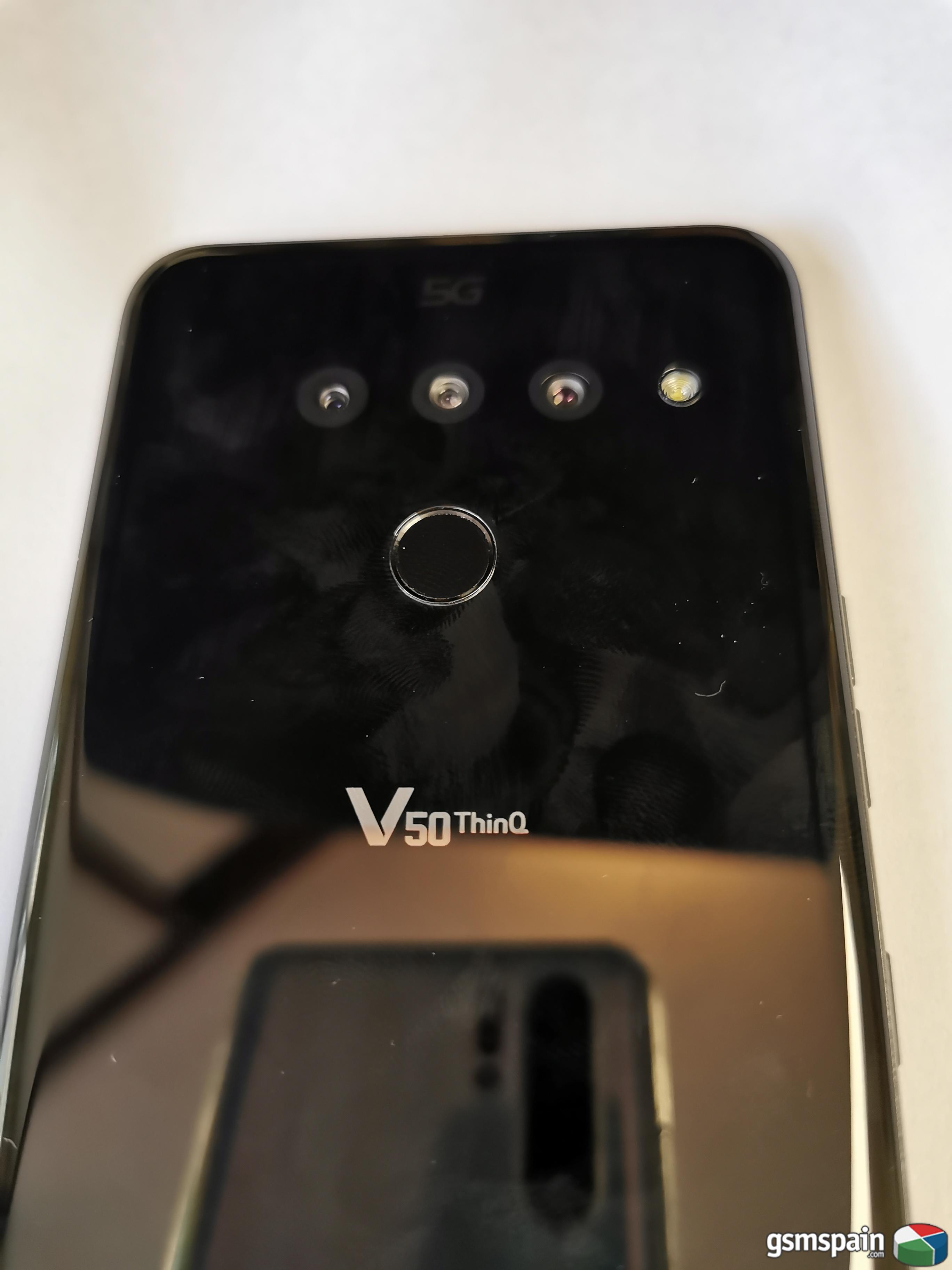 [VENDO] LG v50 negro dual screen + funda cargadora