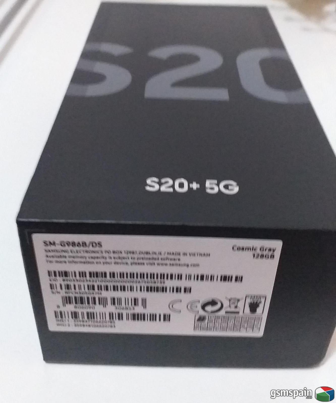 [VENDO] S20+ precintado 128gb 5g cosmic gray con factura