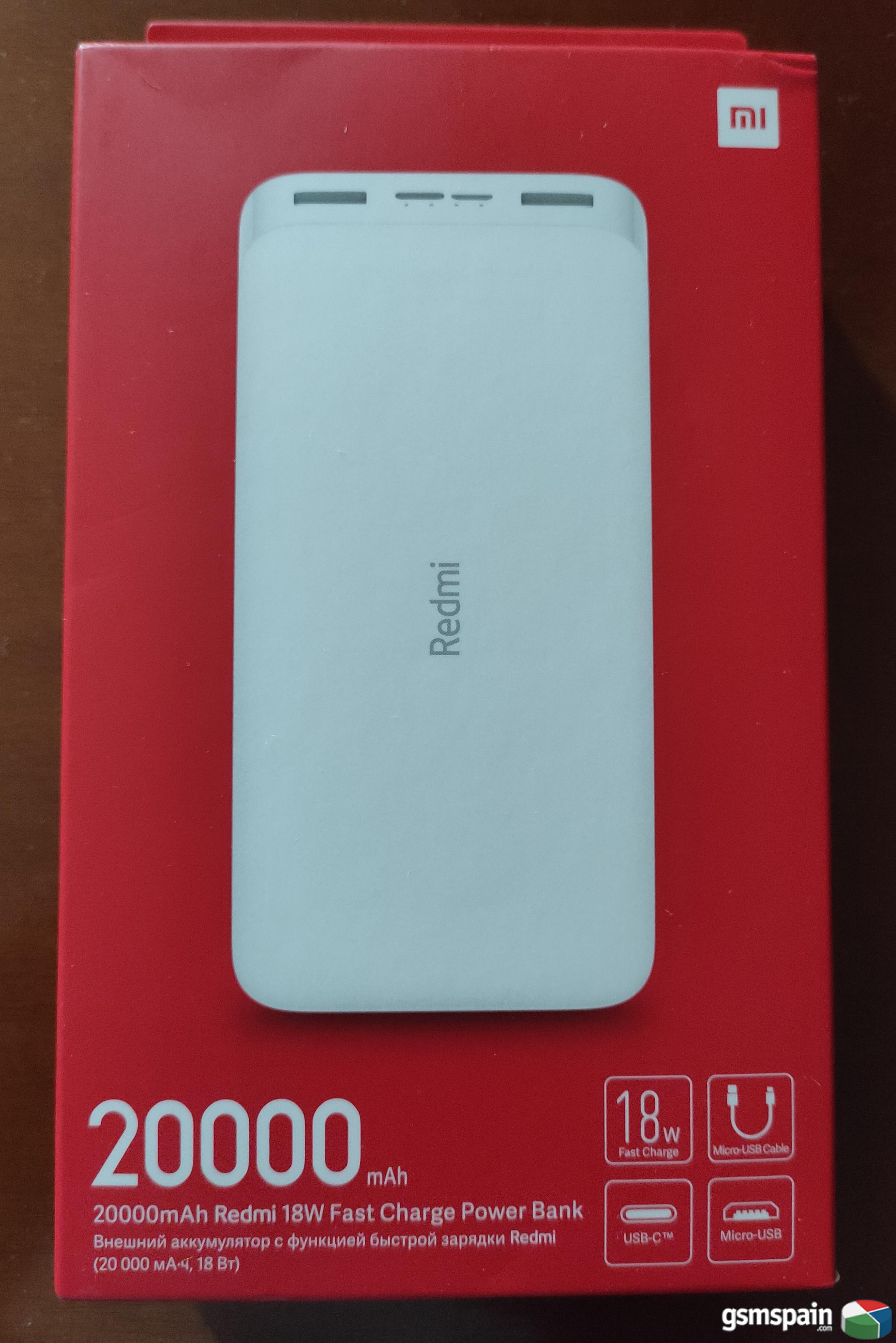 [vendo] Power Bank Xiaomi Redmi  20000 Mah Precintado (nuevo)