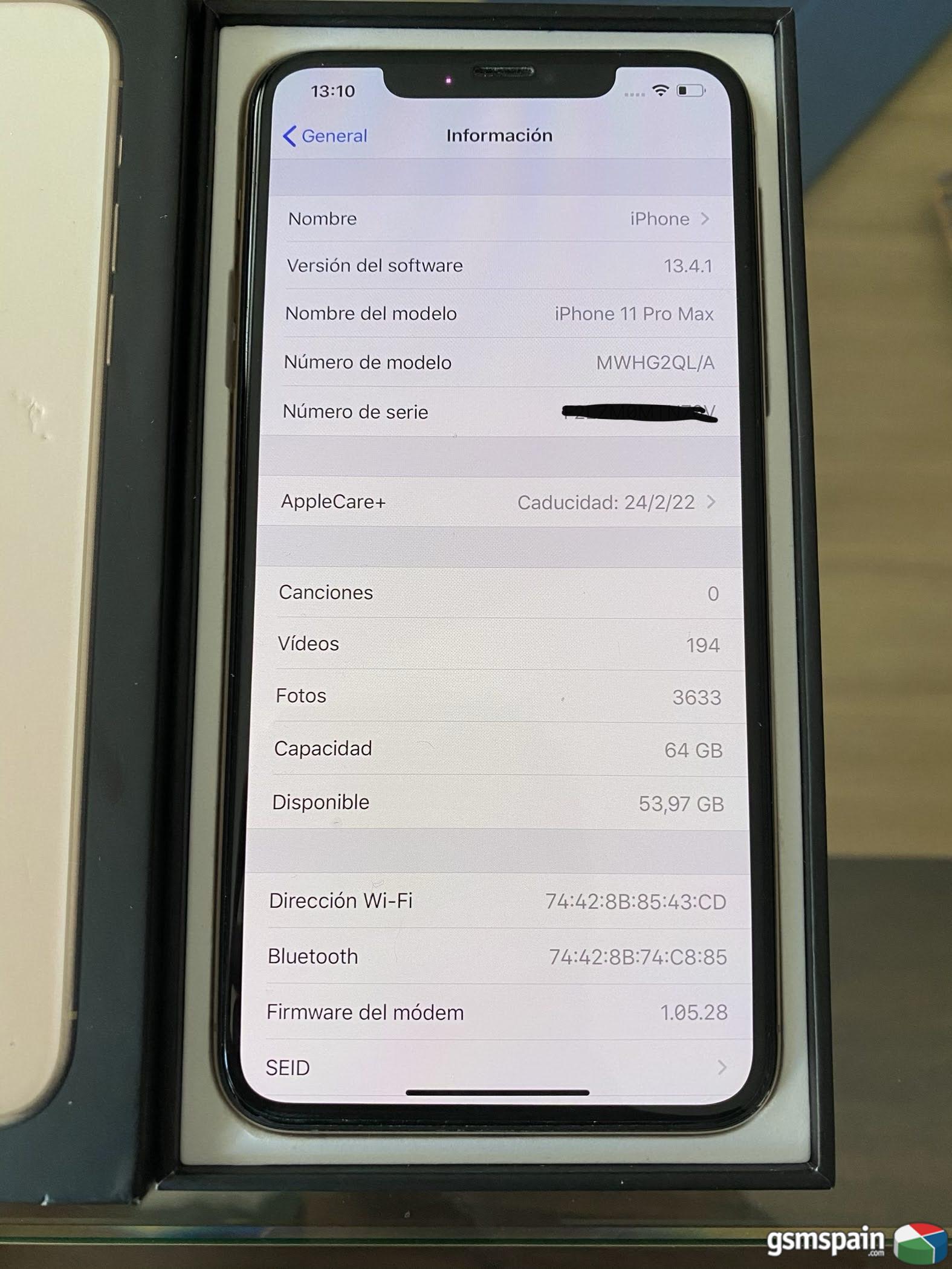 [VENDO] *** Iphone 11 Pro Max 64gb Dorado con APPLECARE + ***