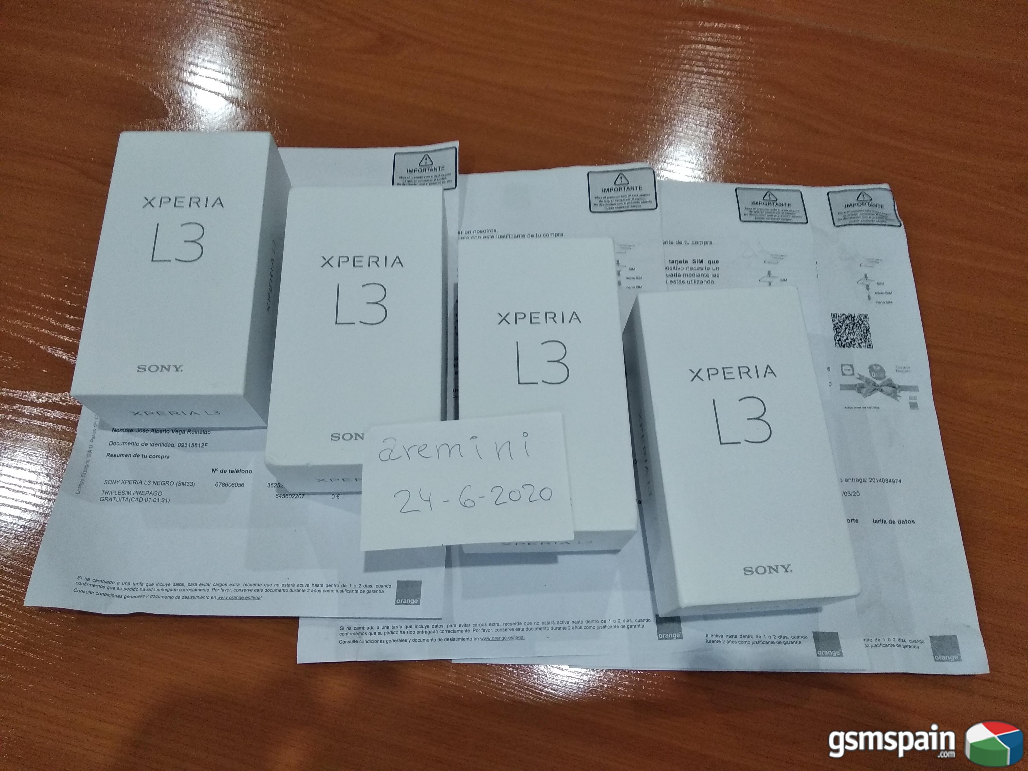 [VENDO] Sony Xperia L3 Negro Nuevos A Estrenar Precintados 4 Unidades