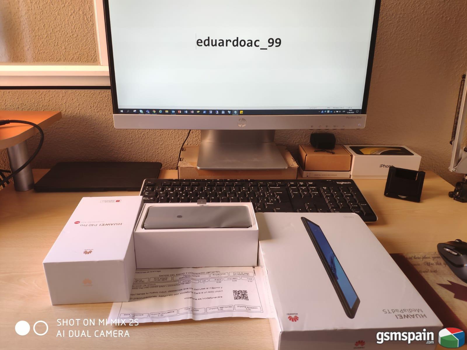 [VENDO] Pack Huawei P40 PRO 8/256 + tablet MediaPad T5 3/32