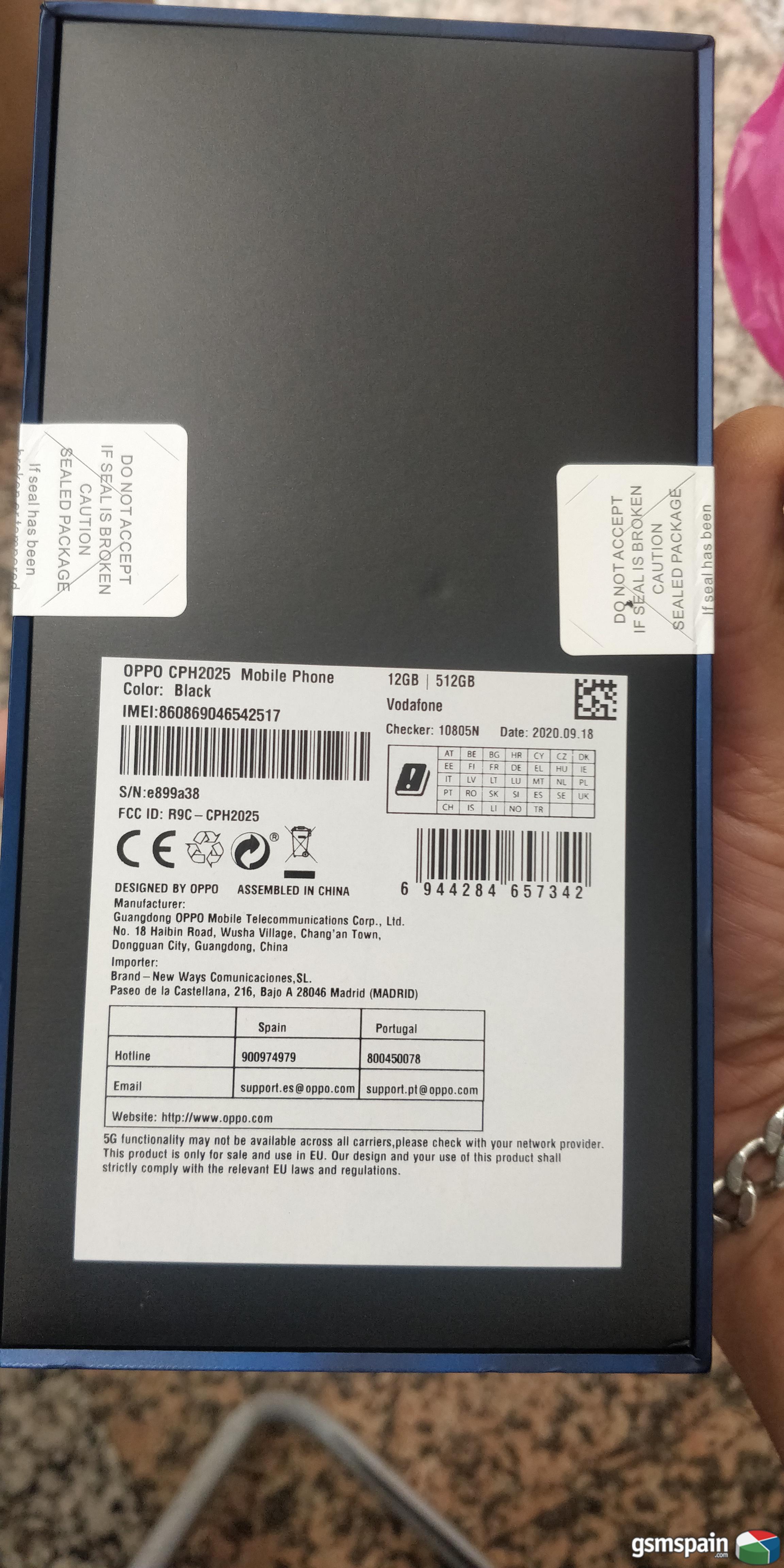 [VENDO] OPPO find x2 12g/512 GB