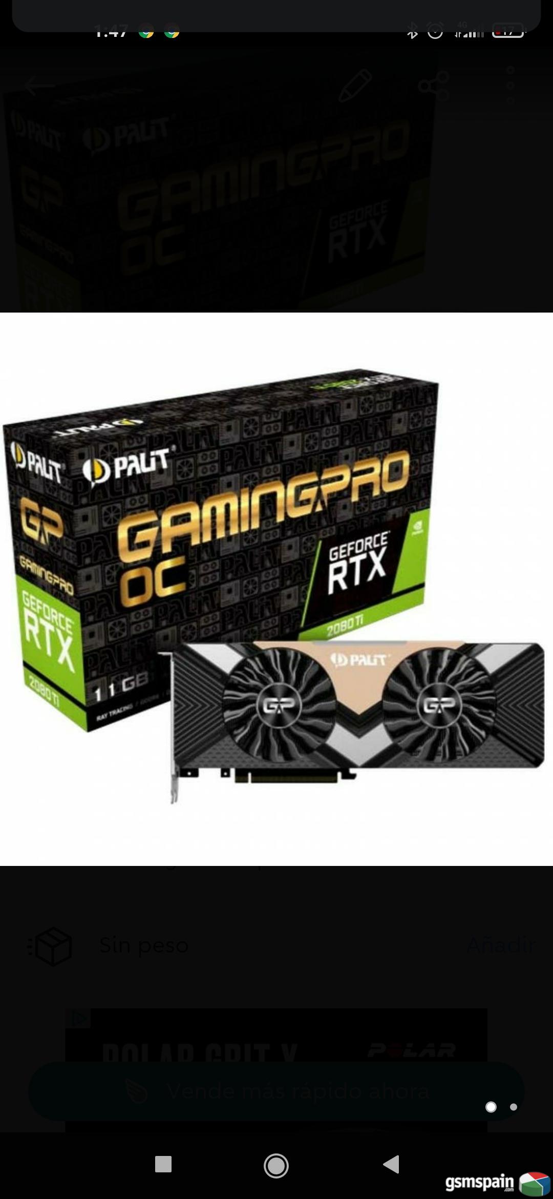 [vendo] Nvidia 2080 Ti Palit Gamingpro Oc