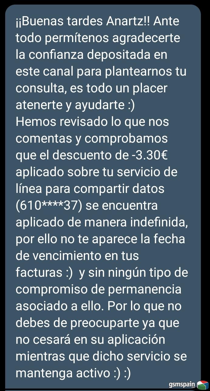 Tarifas Ilimitadas y +lineas datos.