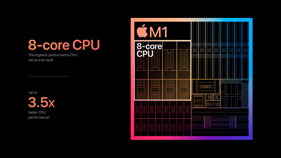 Apple presenta el nuevo procesador M1 para su nueva generacin ARM
