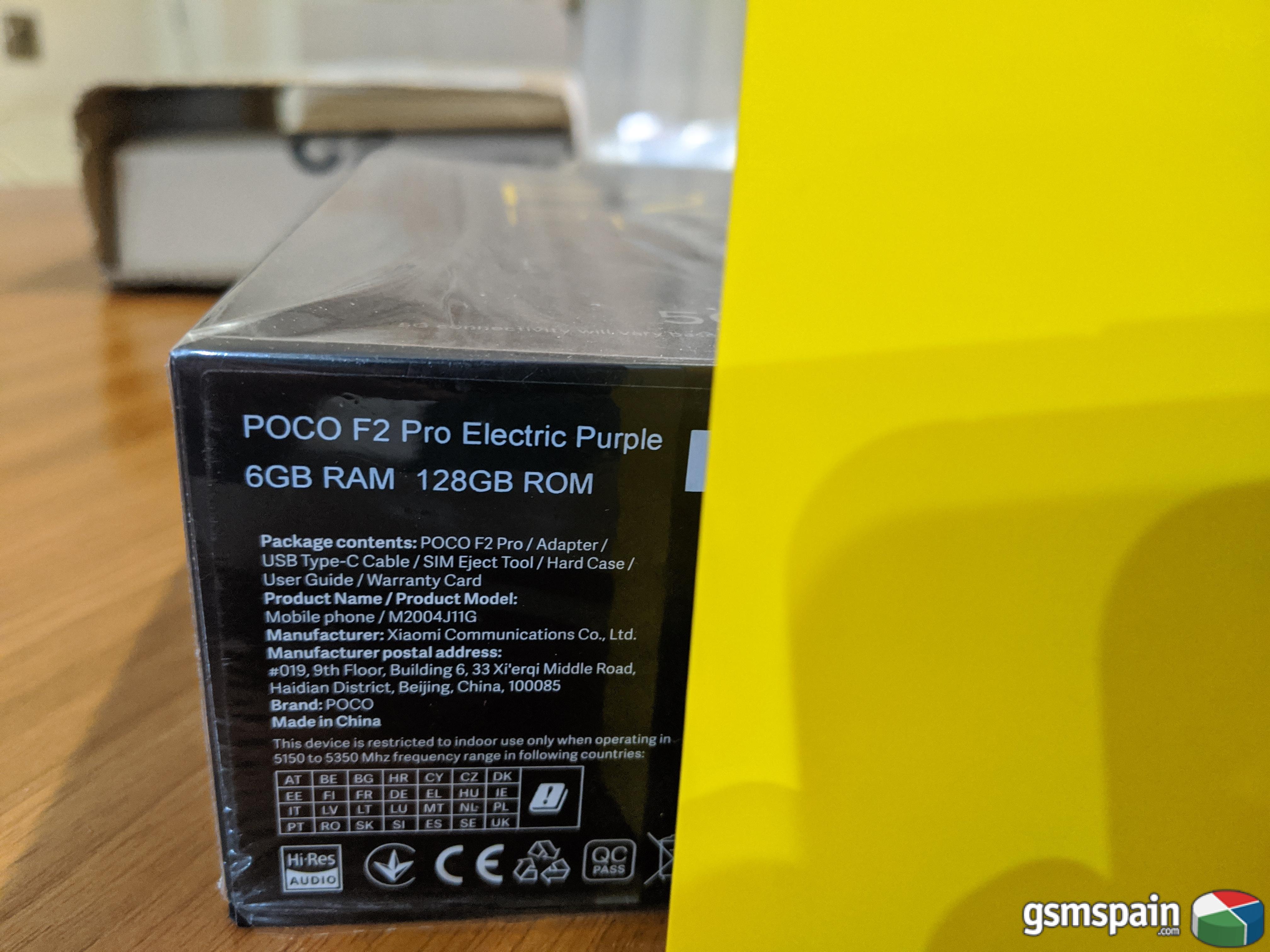 [vendo] Poco F2 Pro 6/128gb Electric Purple