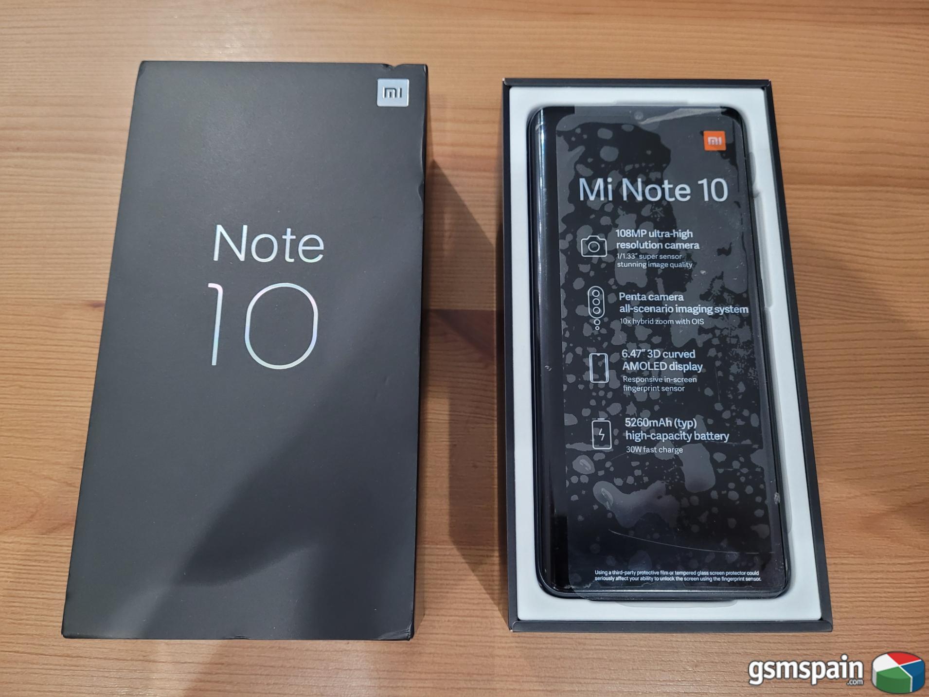 [vendo] Xiaomi Mi Note 10 6gb/128 Negro Perfecto Estado [vendo]