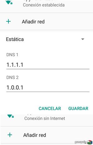 [AYUDA] Motorola Moto C plus, al cambiar DNS no me conecta el internet
