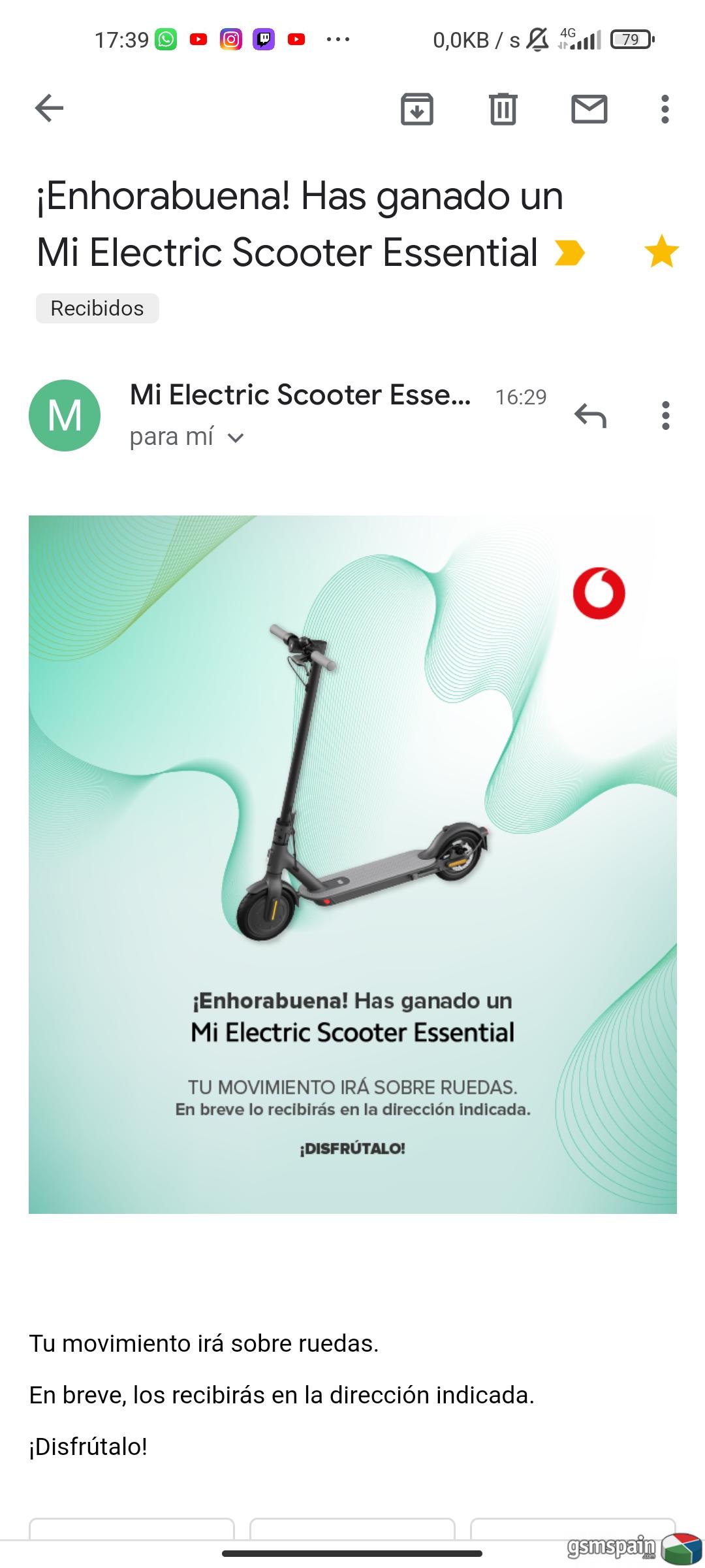 [HILO OFICIAL] Seguimiento promocin Mi Elctrico Scooter Essential