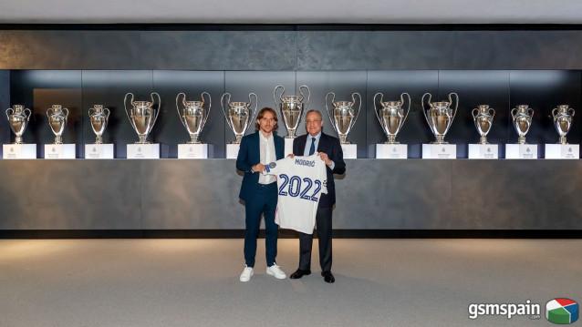 Luka Modric renueva con el Real Madrid hasta 2022