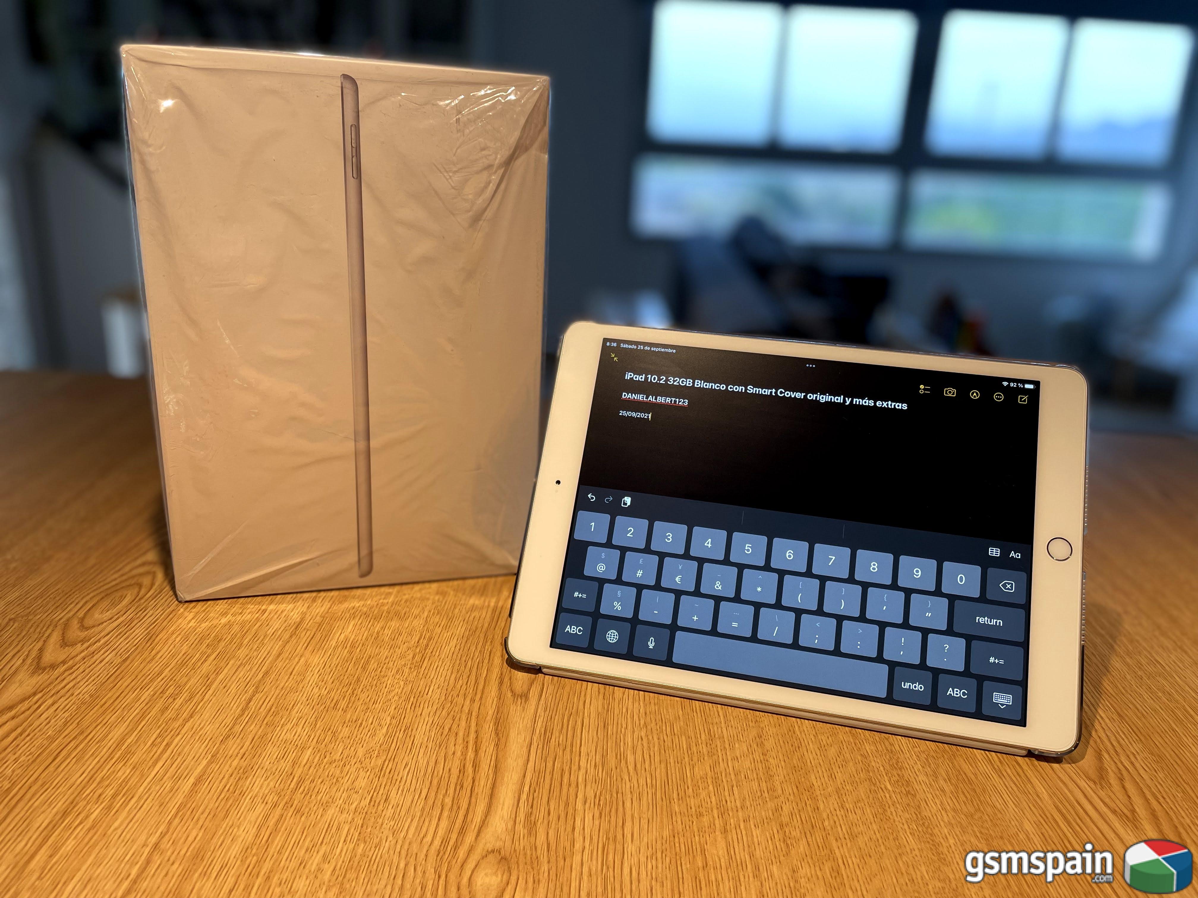 [VENDO] iPad 7 gen 32GB Blanco + Smart cover original + extras