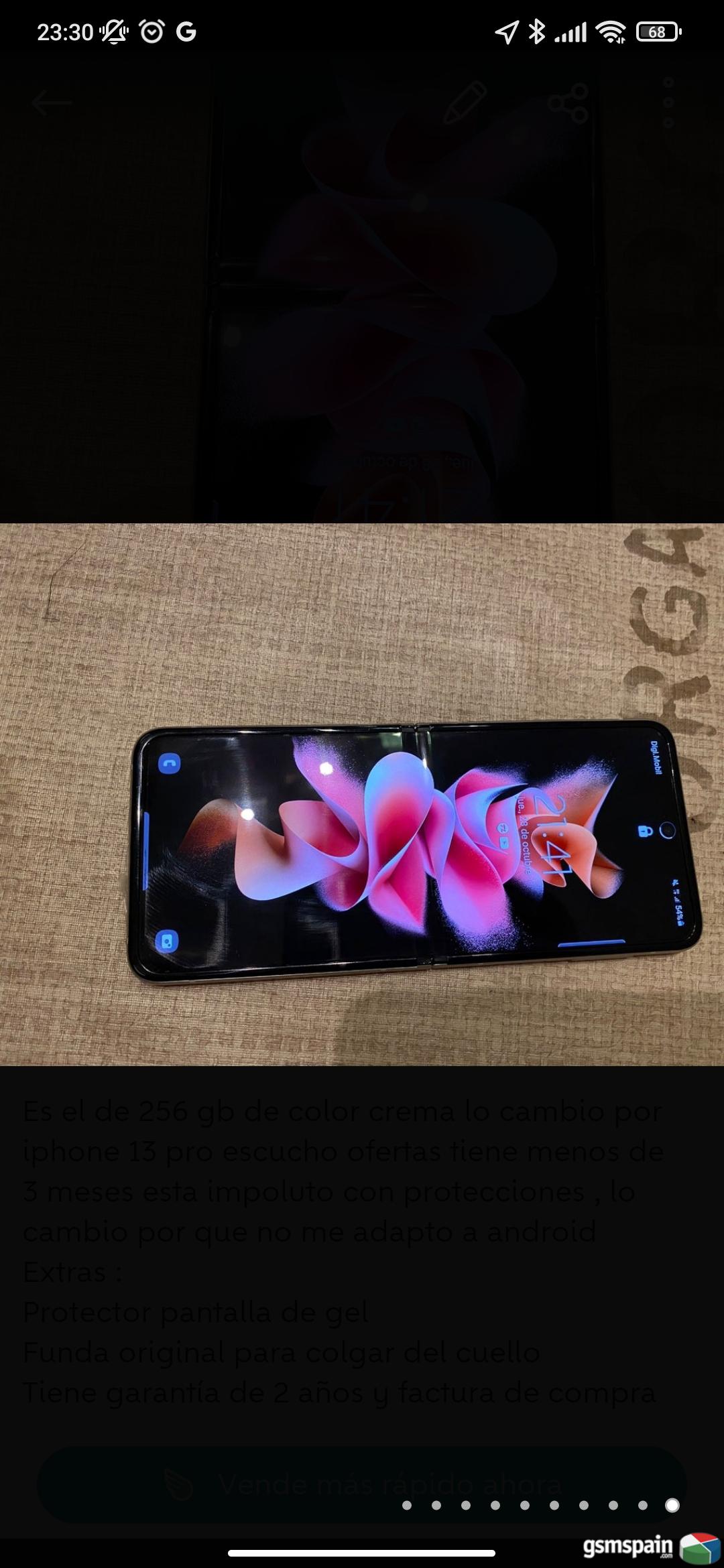 [VENDO] Vendo o cambio Samsung Galaxy Z flip 3  256gb