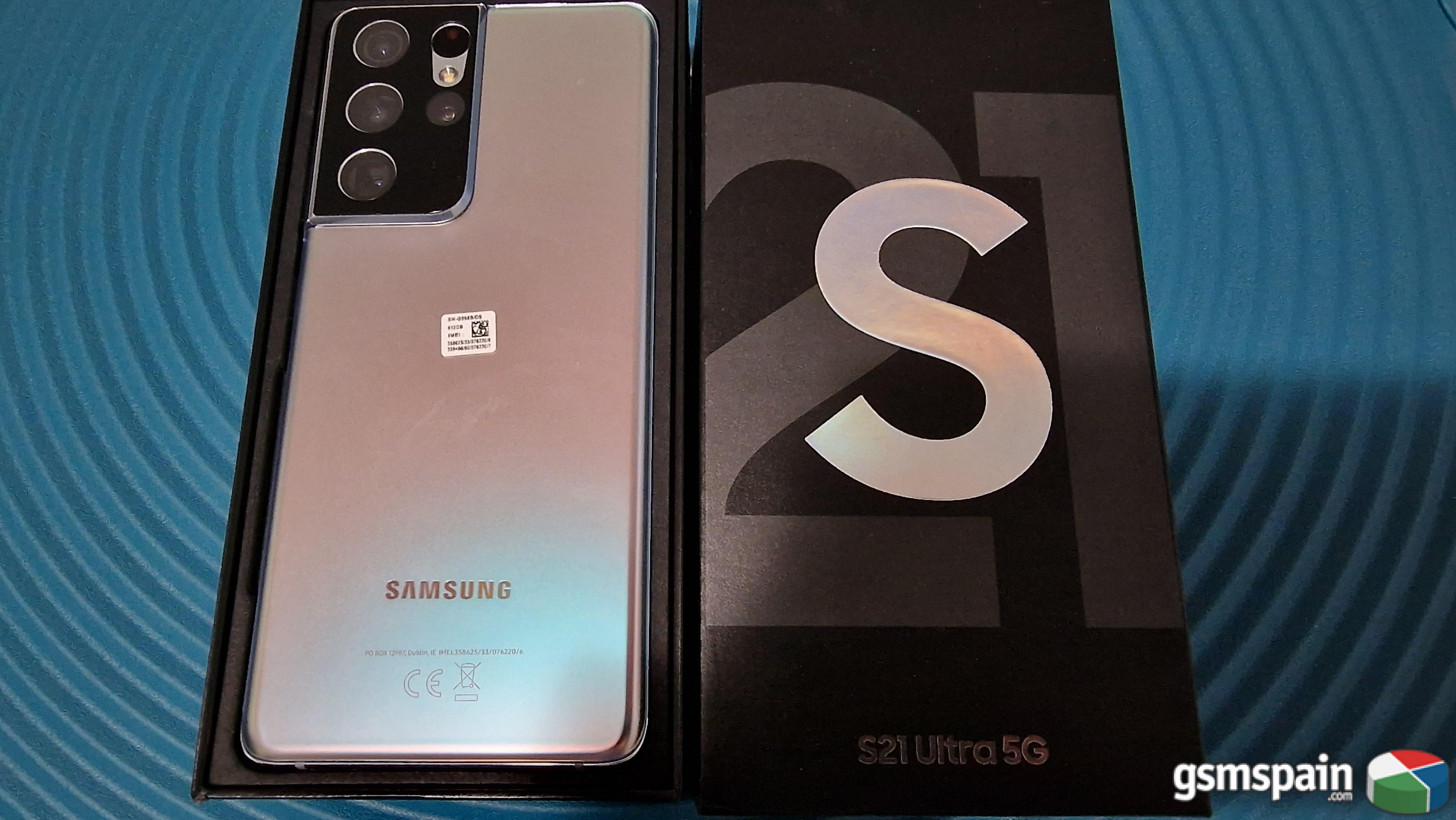 [vendo] Samsung Galaxy S21 Ultra 512 Plata