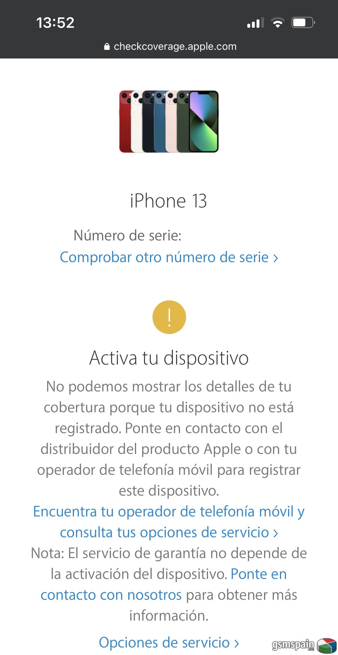 [VENDO] iPhone 13 128GB Rojo precintado