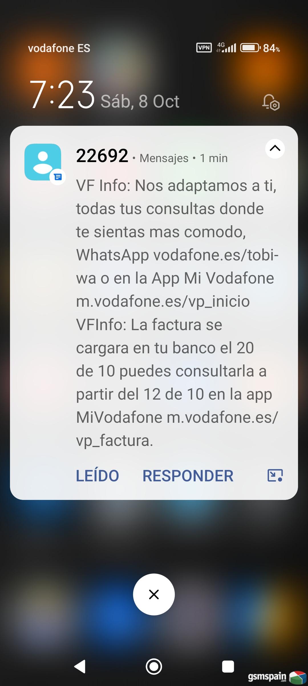 Vodafone subir sus tarifas de acuerdo con el IPC anual...