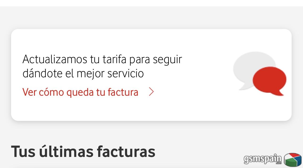 Vodafone subir sus tarifas de acuerdo con el IPC anual...