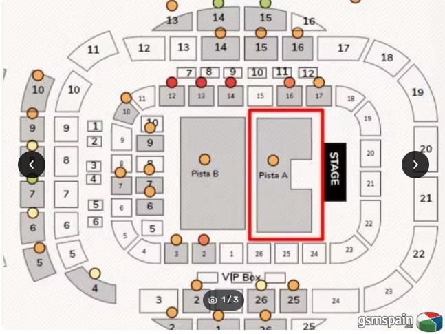 [VENDO] 2 entradas VIP para concierto de Maroon 5 en Madrid el 15 de junio