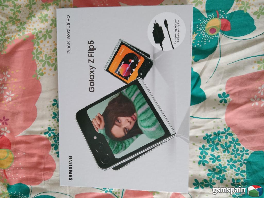 [VENDO] Pack Samsung Z Flip 5 512gb + cargador 45W + 3aos Garanta Amazon